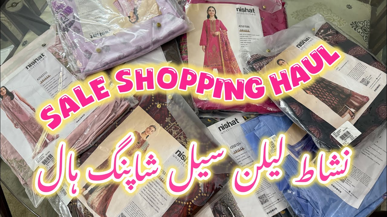 Nishat Linen Sale Shopping Haul/ Nishat Sale ‘ 25/ Nishat Linen Summer Sale #nishatlinen #nishatsale