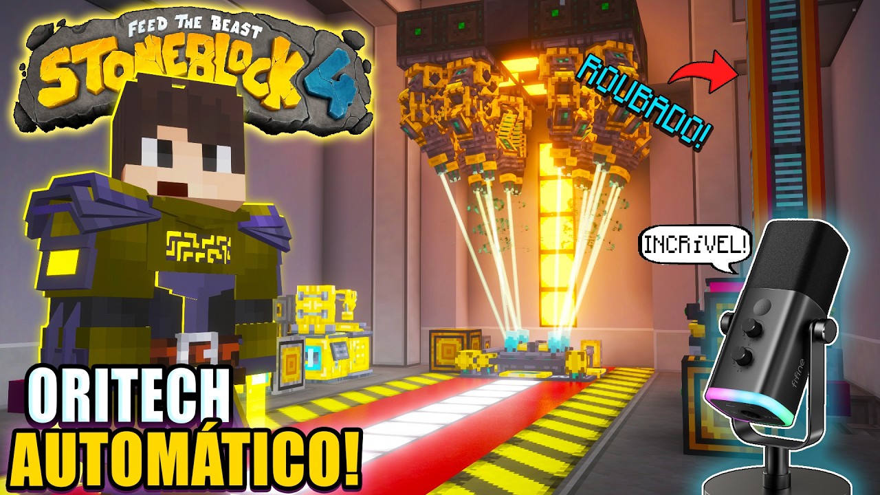 ORITECH É MELHOR QUE O MEKANISM! NOVO MIC FIFINE AM8! STONEBLOCK 4! #21
