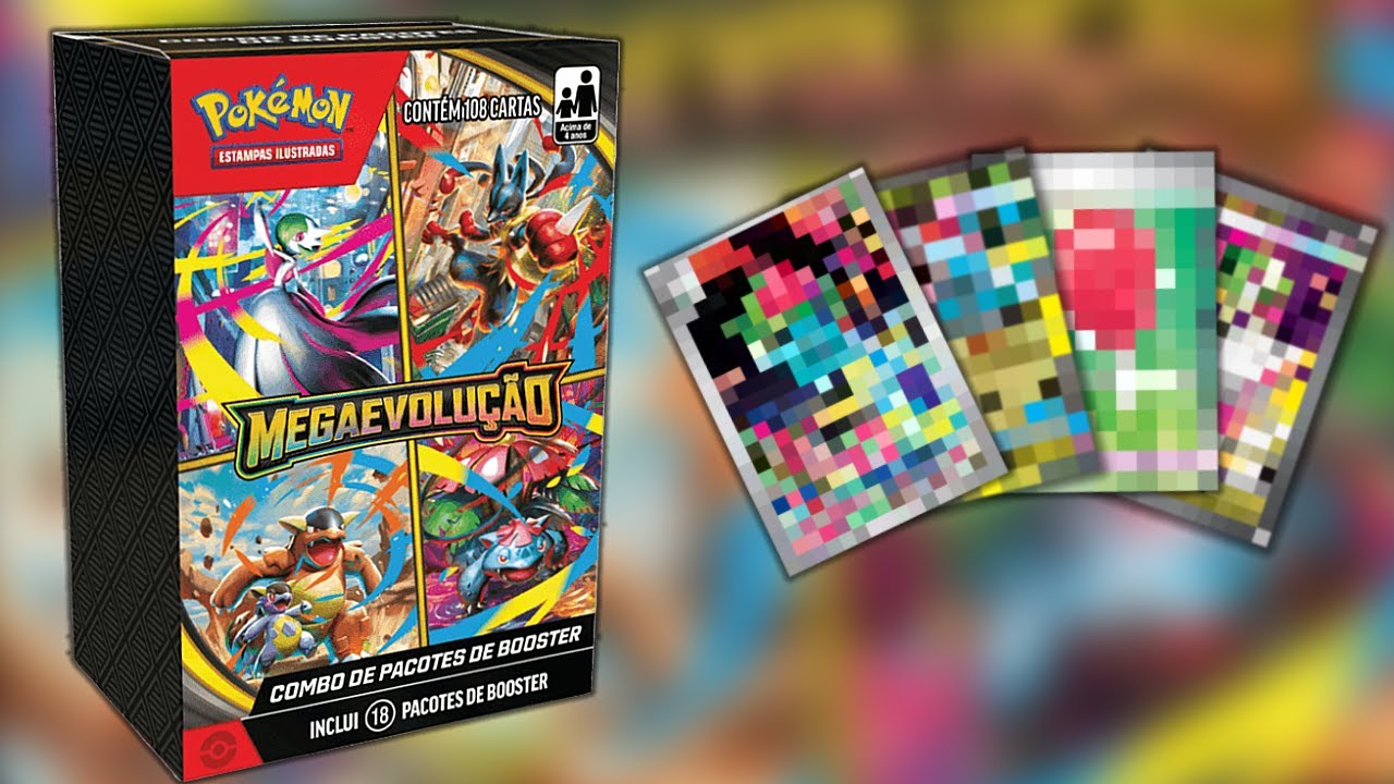 Abrindo um combo de booster! Pokémon Megaevolução