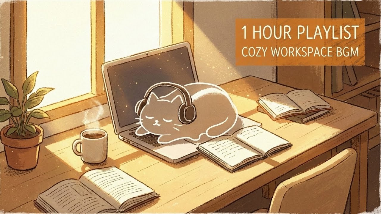 Playlist | 1 Hour Urban Pop Groove & Mellow Lofi |辦公室就是我的咖啡廳 Cozy Workspace Music for Focus