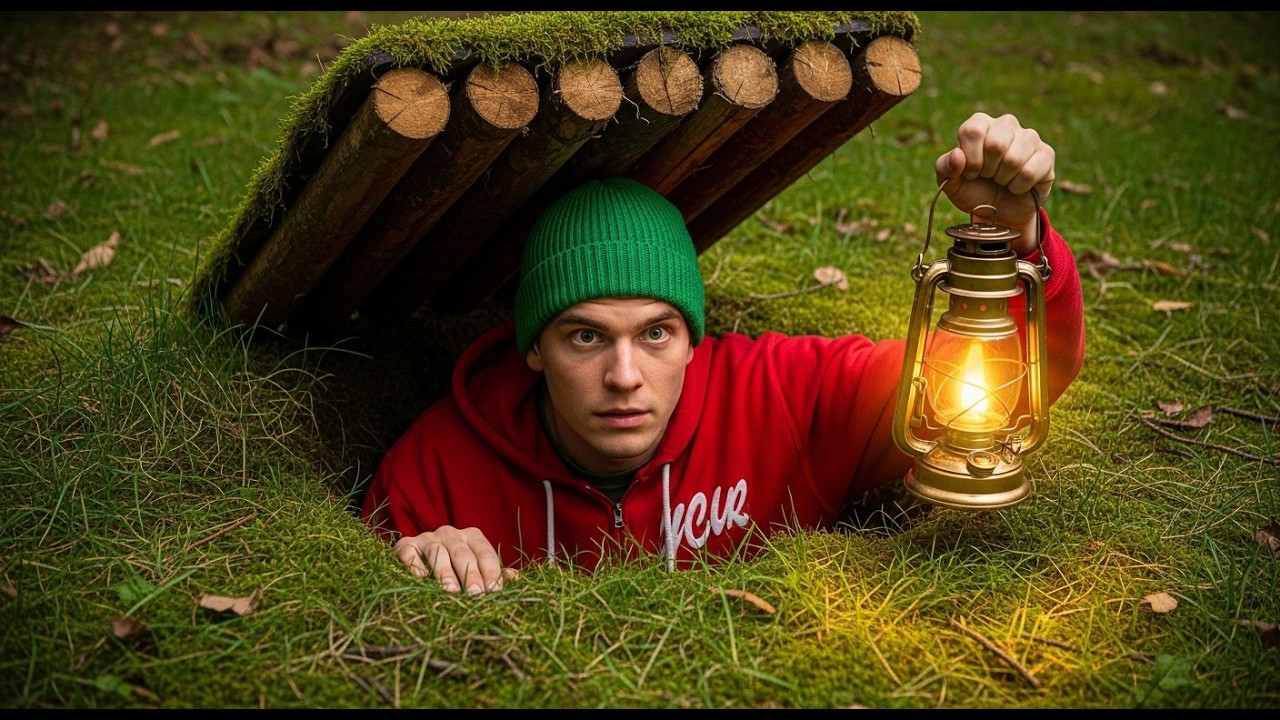 Building the Most Secret Survival Shelters. Secret dugout. Bushcraft