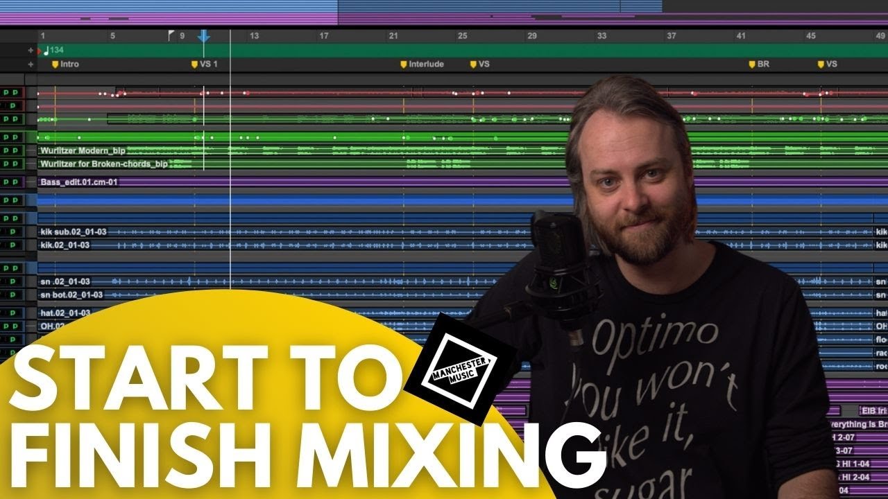 How I Mixed an Indie Rock Song - Full Mix Rundown | Manchester Music