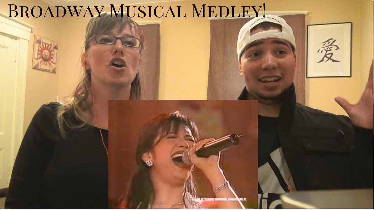 MOM & SON REACTION! Martin Nievera and Regine Velasquez Broadway Musical Medley