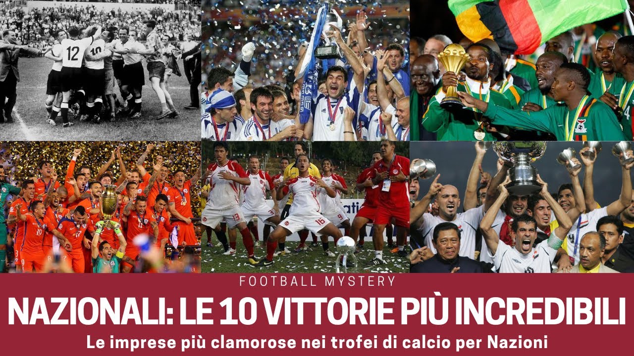 NAZIONALI: le 10 VITTORIE più INCREDIBILI di sempre