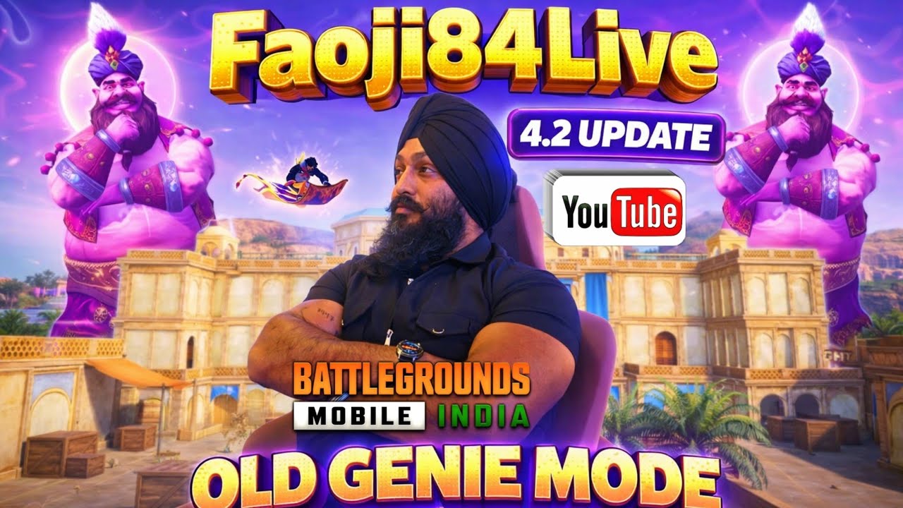 BGMI 4.2 OP Gameplay 😍 IQOO15 Device🔥VR |Genie Mode Ka Asli Power🔥New Update Live Gameplay #faoji