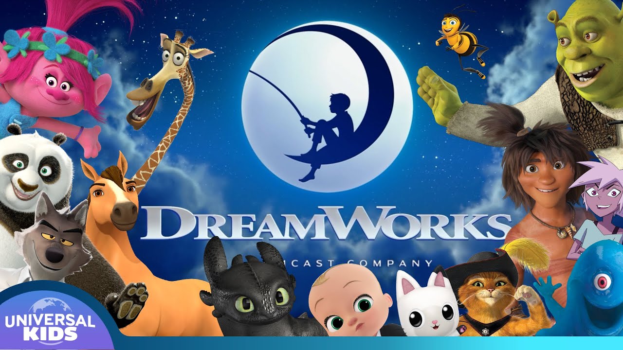 🎣🌙  Every DreamWorks Animation Film + TV Intro EVER