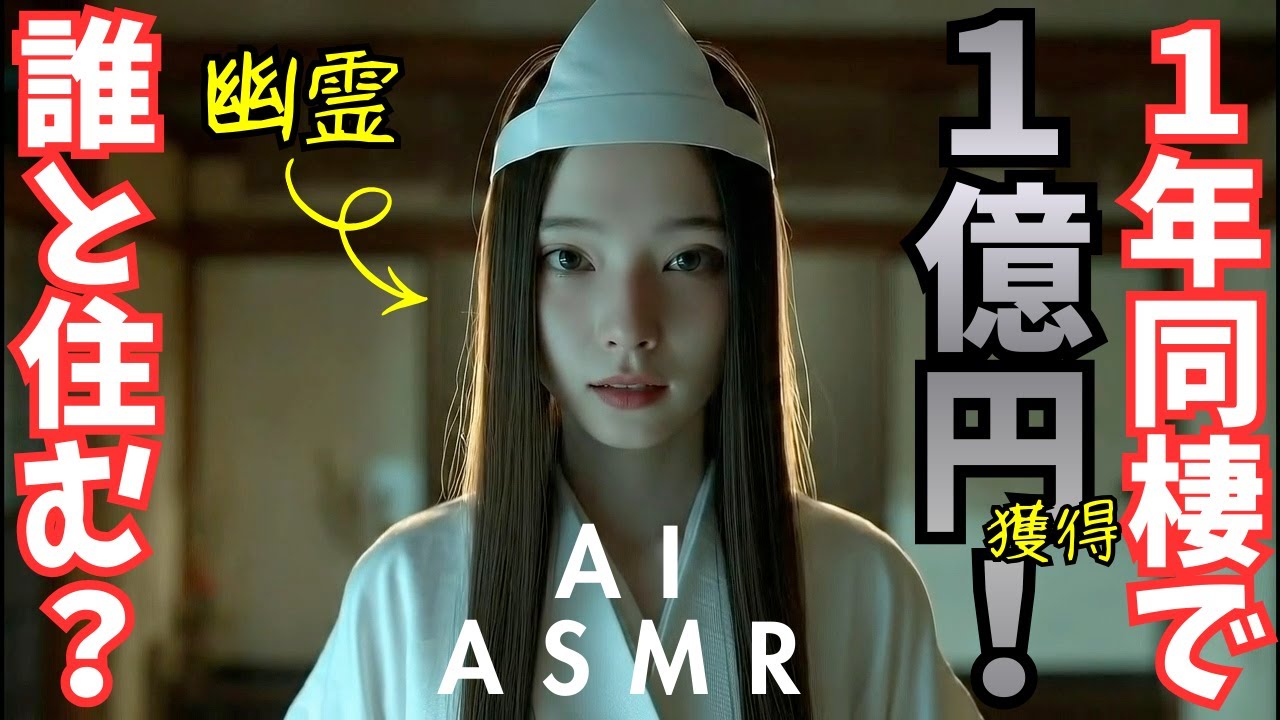 【AI ASMR総集編】1年同棲で1億円！誰と住む？ | 幽霊・妖怪・モン娘とのハッピーライフ🏠 #aiasmr #oddlysatisfying