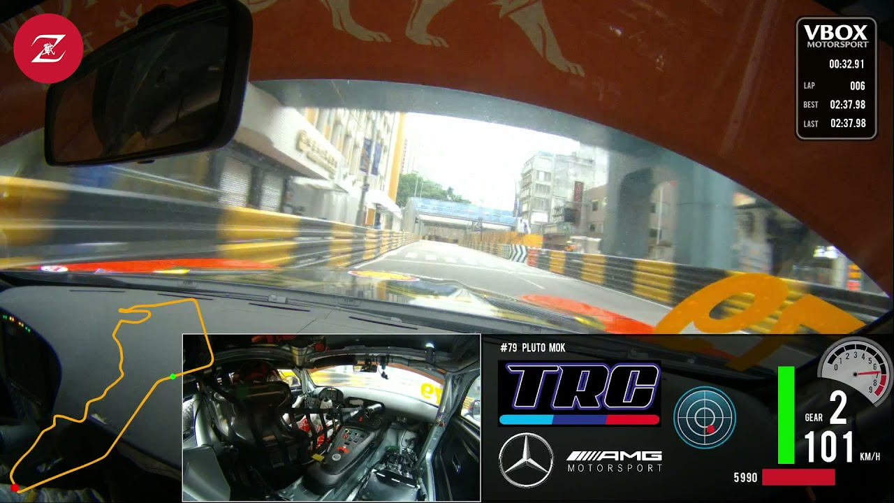 大灣區 GT 盃－排位賽｜AMG GT4 Onboard｜Pluto Mok 莫梓諾 #79｜第 68 屆澳門格蘭披治大賽車｜Z-Challenger
