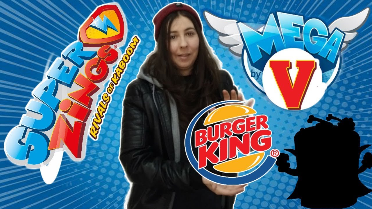 INVENTANDO SuperZings Mega VILLANOS de Burguer King | Super Zings Mega Villanos Shanesama84