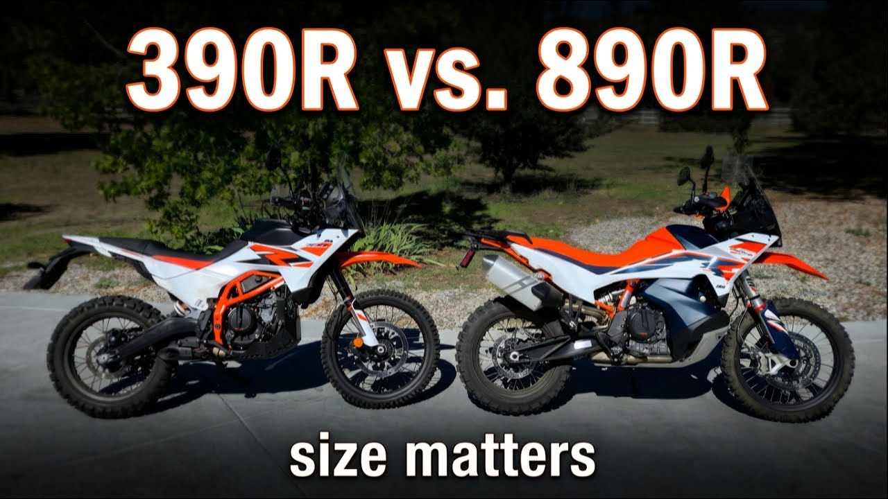KTM 390 Adventure R против 890 Adventure R | Сравнительный тест