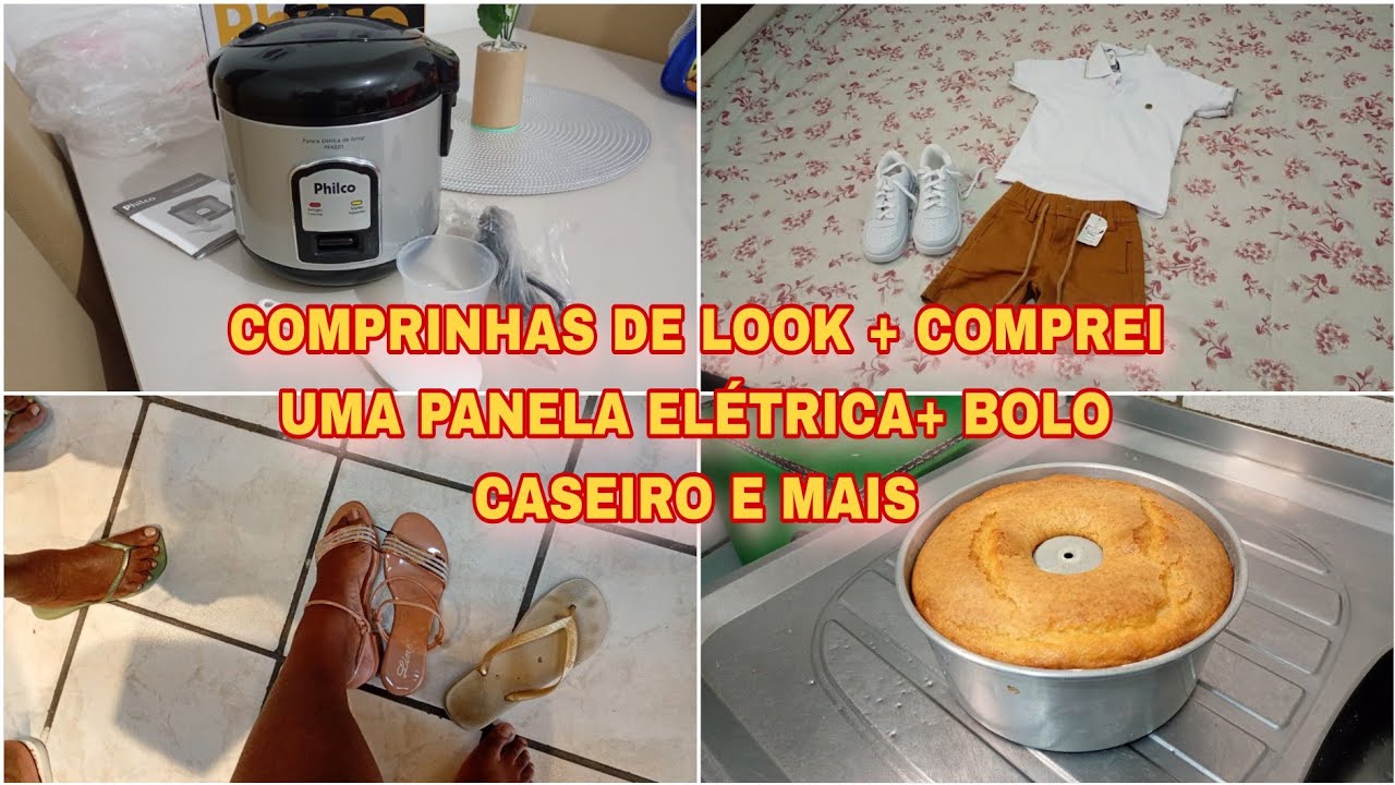 COMPRINHAS DE LOOK DO ANO NOVO | COMPREI UMA PANELA ELÉTRICA + ROTINA DO DIA-A-DIA❤️