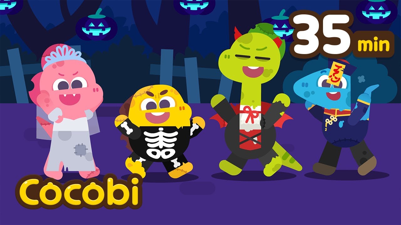 Colorful Zombie Dance🧟🌈Color Songs For Kids and More! | Cocobi