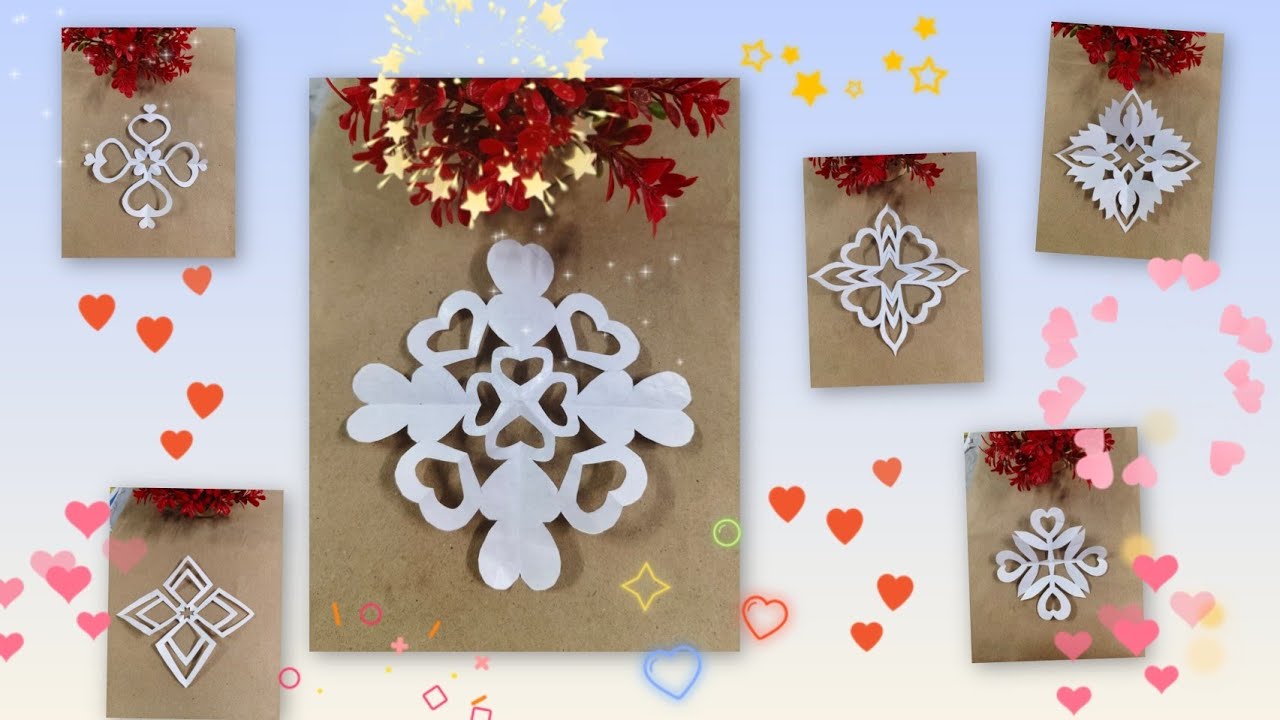 Paper Cutting Design Idea ❄️ Craft Idea ❄️#craft #papercutting #diy 