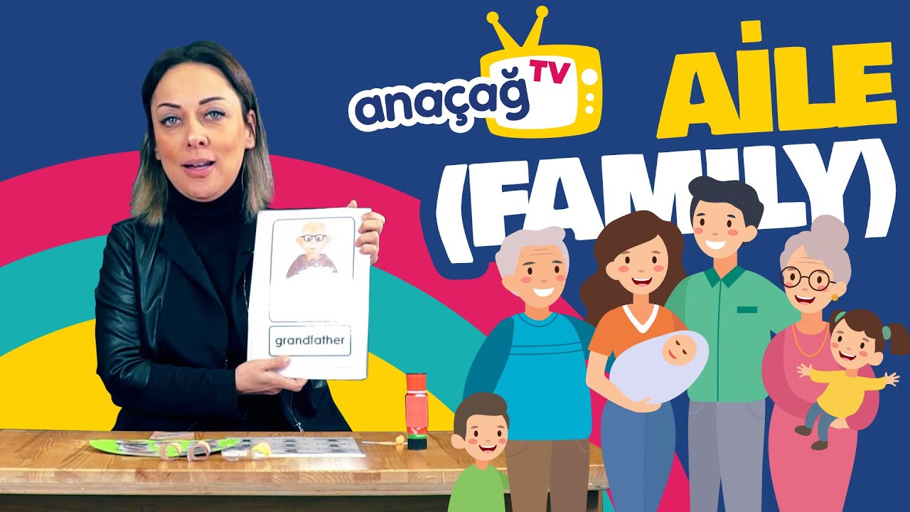 İNGİLİZCE AİLE BİREYLERİNİ ÖĞRENİYORUZ (Family) / İngilizce dersi / ANAÇAĞ TV
