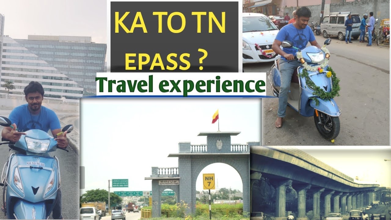 Karnataka to Tamilnadu epass | KA to TN epass online Tamil | Travel Experience by road | TNMV65