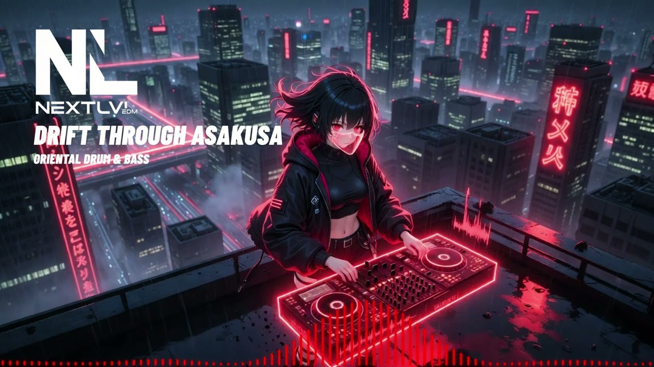 Drift Through Asakusa 🏮 168 BPM Japanese DnB – Tokyo Night Energy