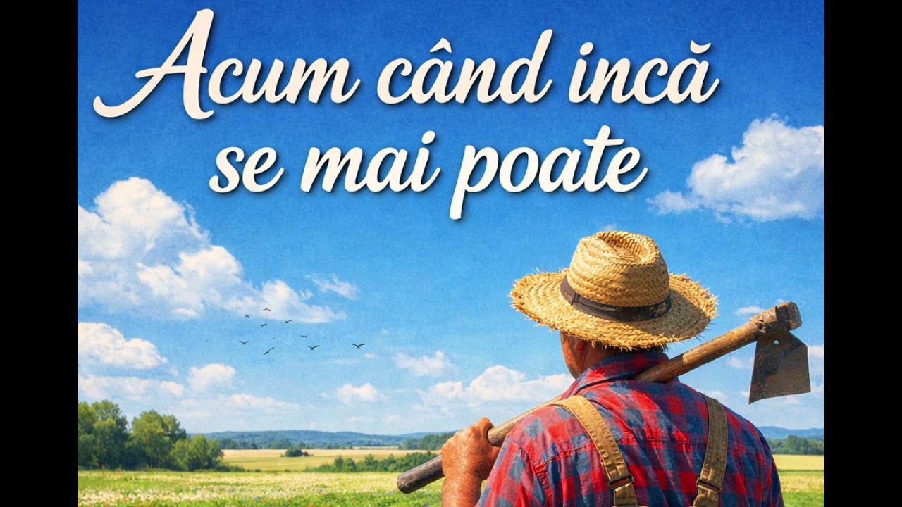 Acum când încă se mai poate.