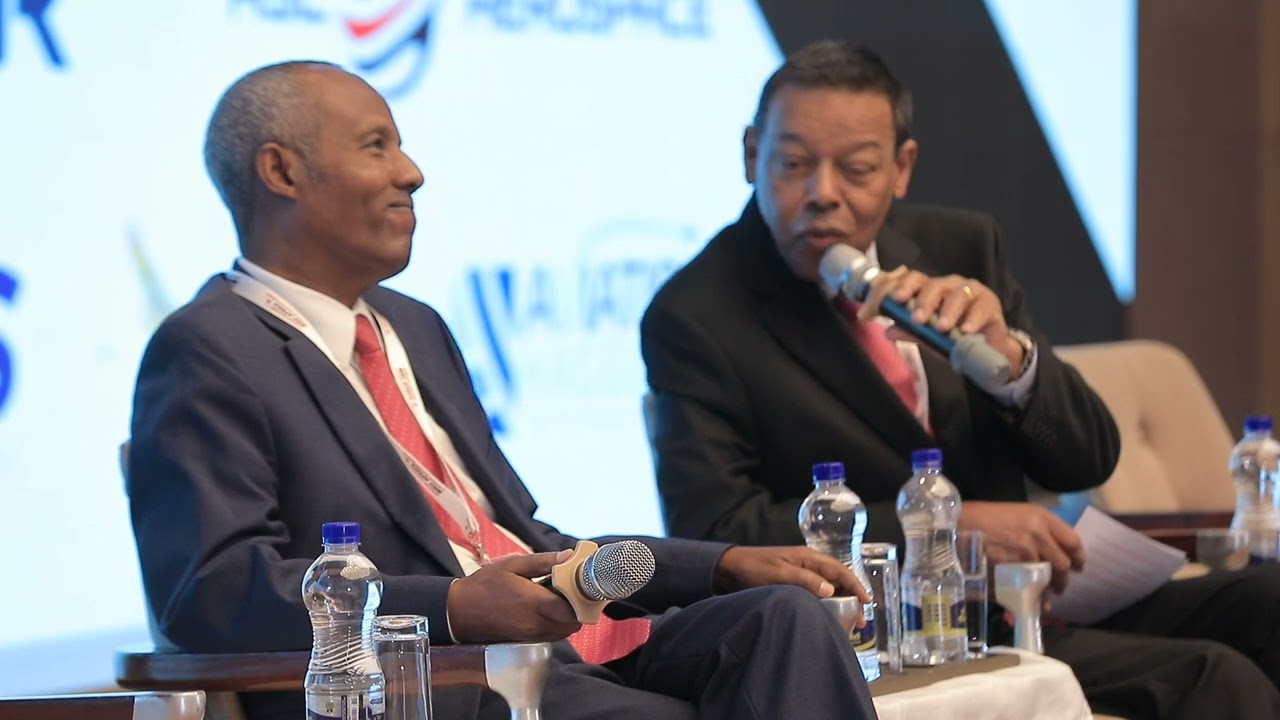 Mr Nick Fadugba Interviewing Ato Mesfin Tasew, Group CEO, Ethiopian Airlines