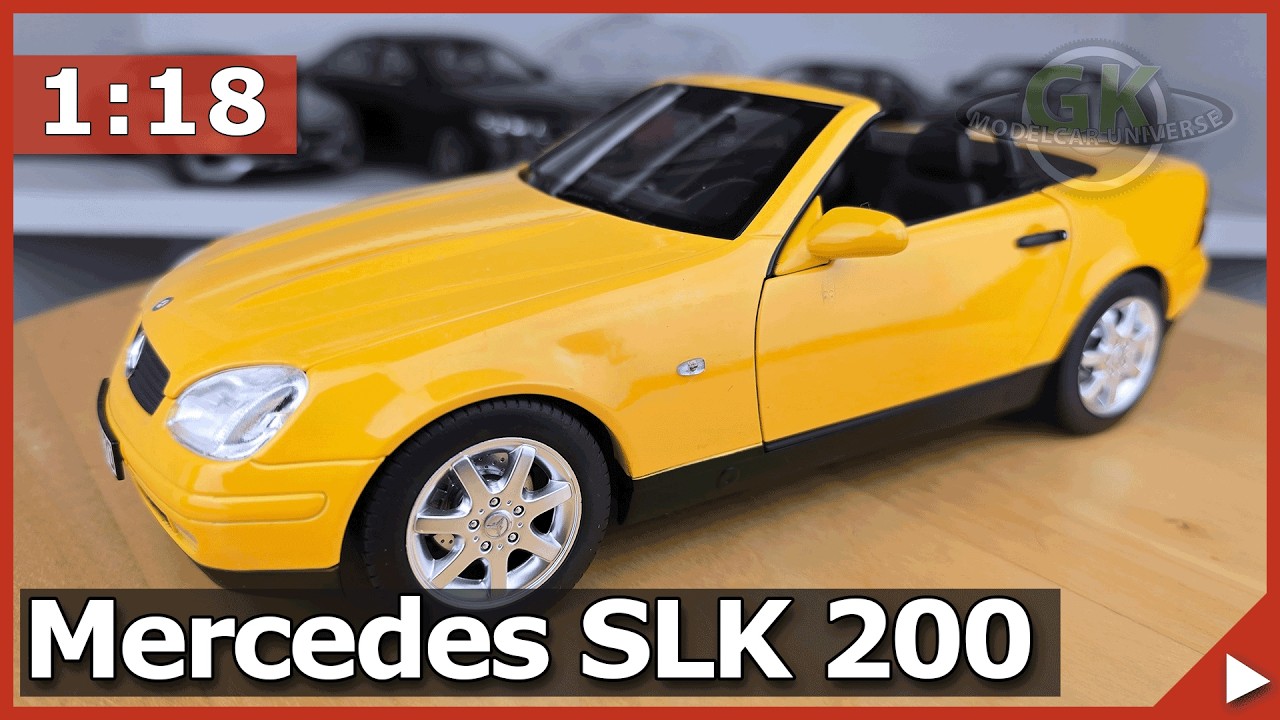 Der neue 1/18 Mercedes-Benz SLK 200 Roadster R170 | Norev Modellautos