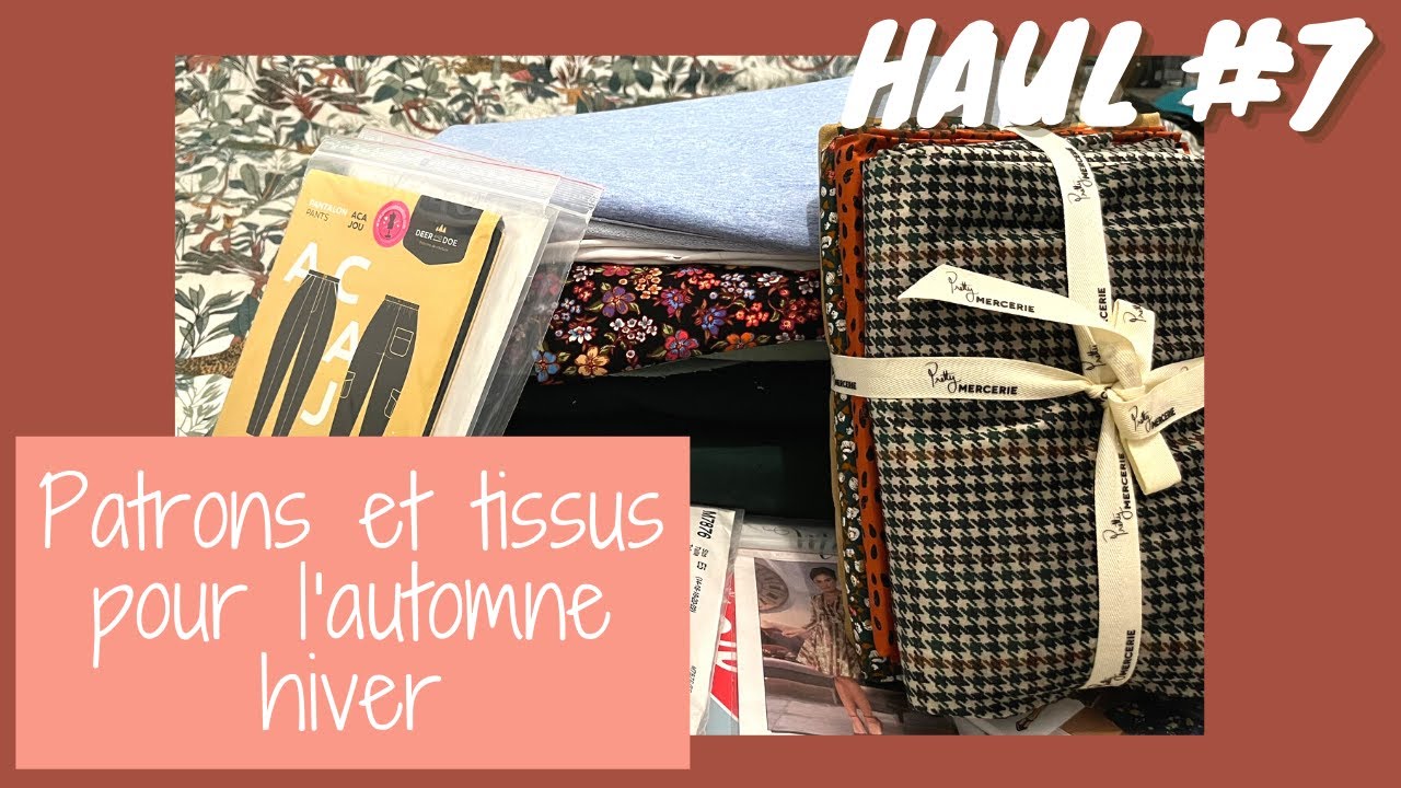 Haul Couture #7 - Match de patrons/tissus pour l'automne/hiver (Pretty Mercerie & DriessenStoffen)