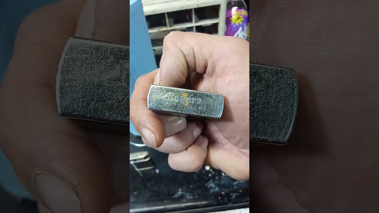 Antique beattie jet lighter and a Rogers Sateliter