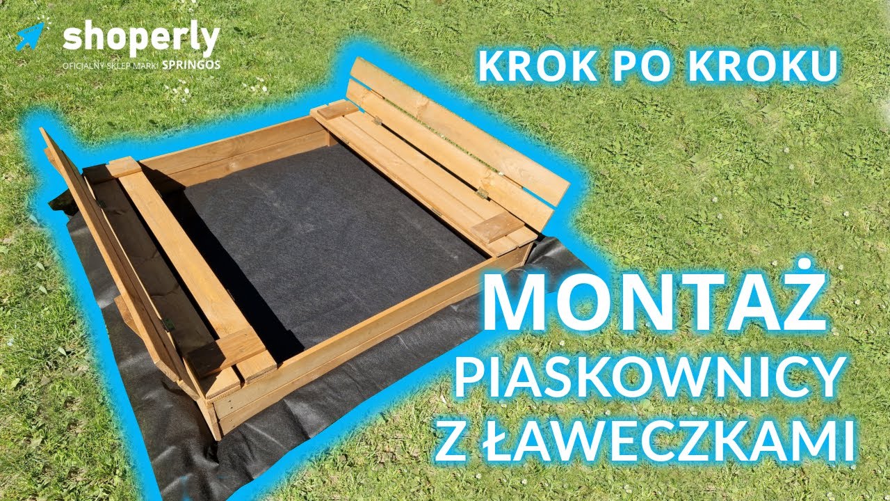 Jak zmontować drewnianą piaskownicę z pokrywą i nawiertami - instrukcja krok po kroku!