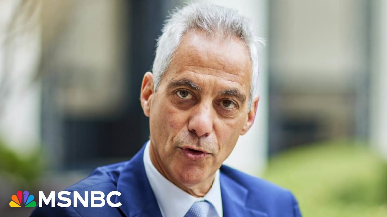 Rahm Emanuel 'all but declaring a 2028 presidential run'