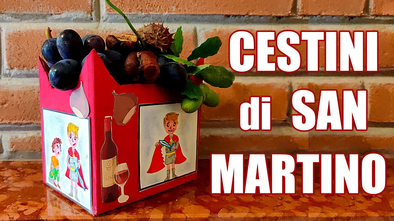 😇🌰🍷 SAN MARTINO: storia 📖 + lavoretto per bambini ✂🎨