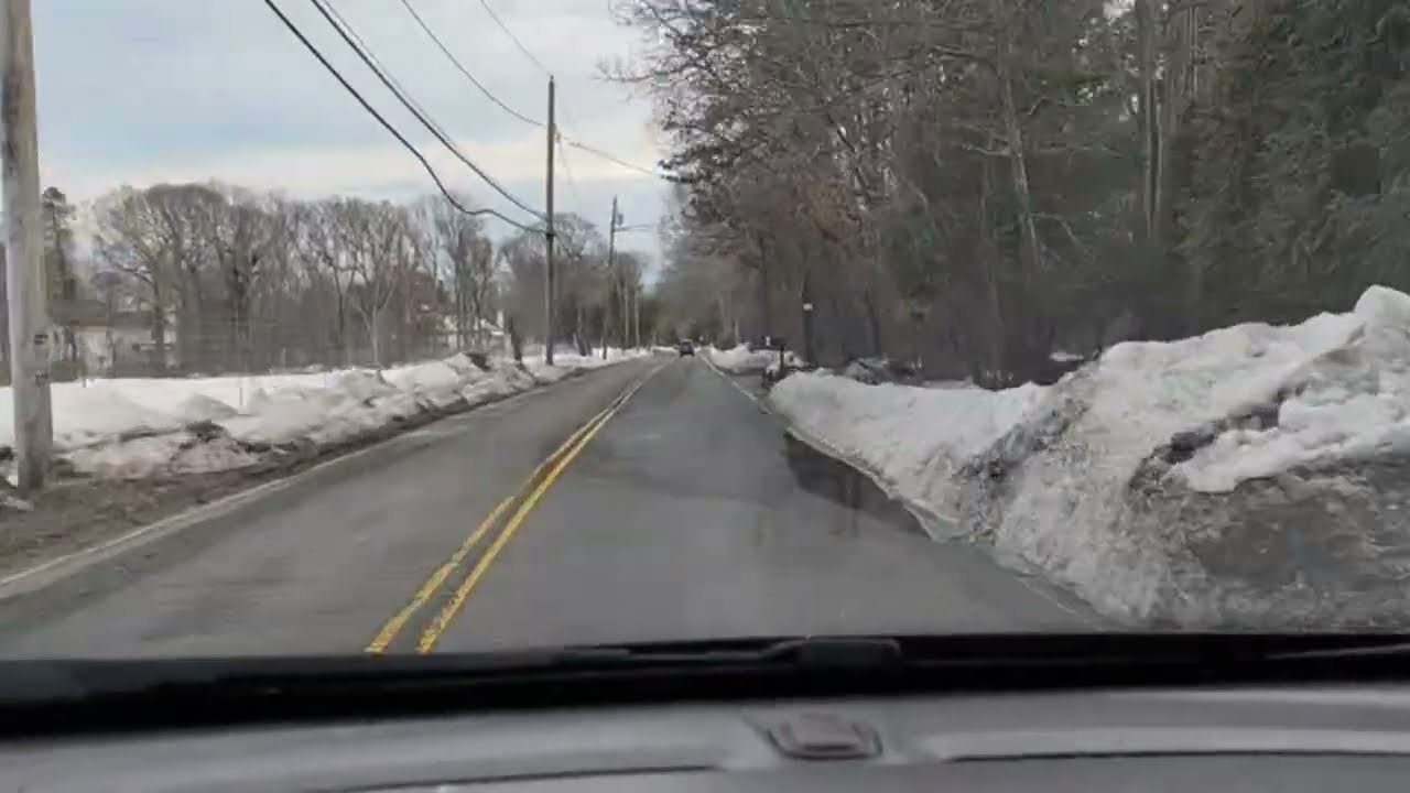 Long Island NY Views is live Drive through Yaphank NY 