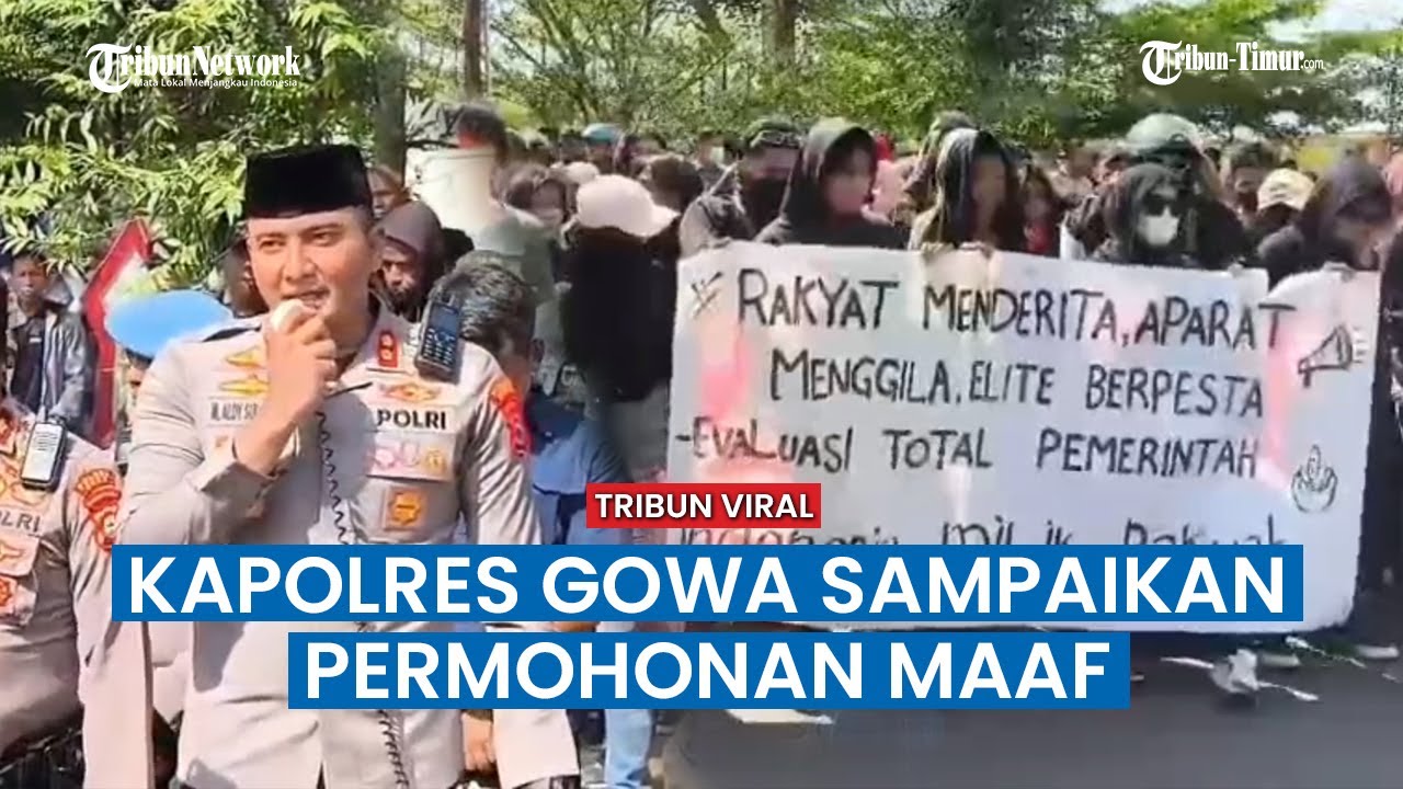 Puluhan Mahasiswa Kantor DPRD Gowa Desak Reformasi Polri Hingga Copot Sri Mulyani