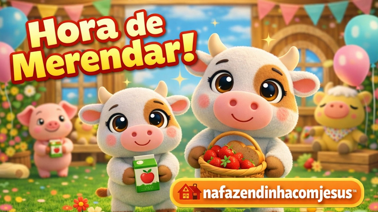 Música gospel infantil 🐄🍎Hora de Merendar!