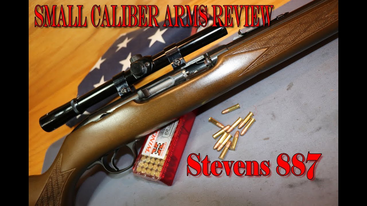 Stevens 887 — старая полуавтоматическая винтовка калибра 22 с трубчатым питанием.