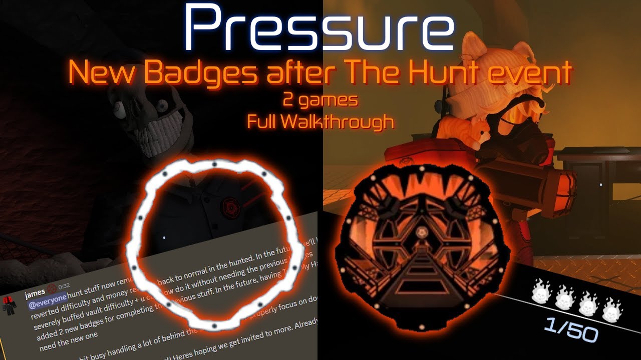 Pressure NEW BADGES AND GAMES ADJUSTMENTS | Full Walkthrough