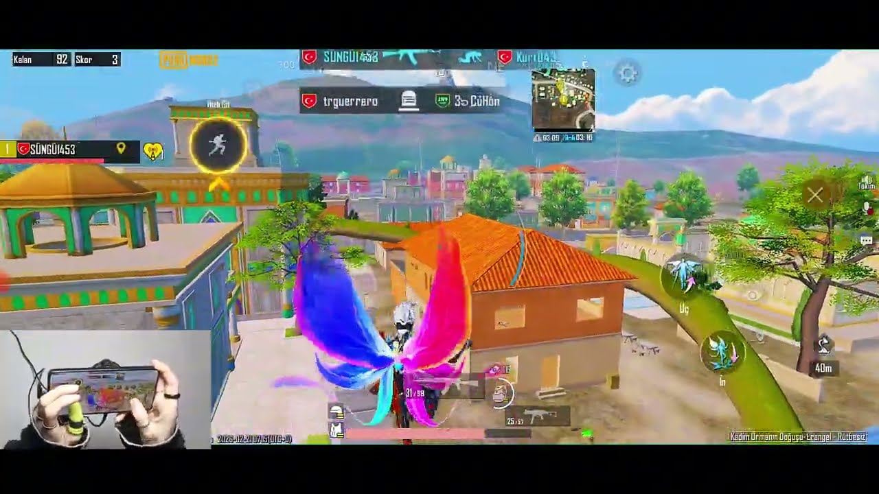 Плохая игра - 1 против 4 - Геймплей пятью пальцами - PUBG Mobile