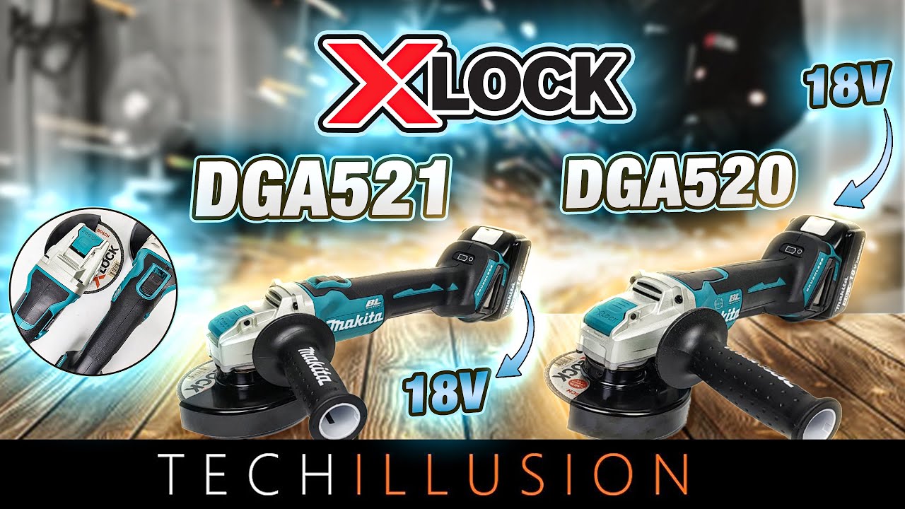 🔥DIE NEUEN 18V WINKELSCHLEIFER mit X-LOCK im TEST😱 - MAKITA DGA520ZX1 & DGA521ZX1- Review & Test