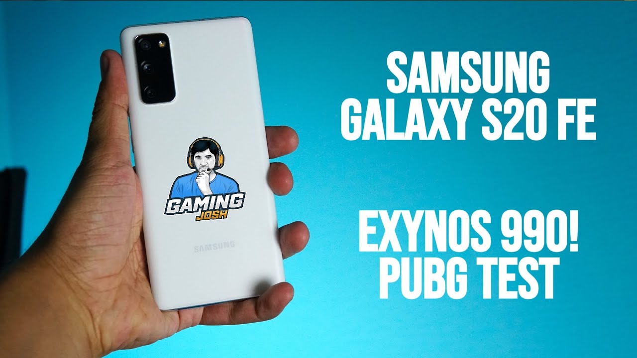 Samsung Galaxy S20 FE Gaming Review, Exynos 990 PUBG Mobile FPS Test | Gaming Josh