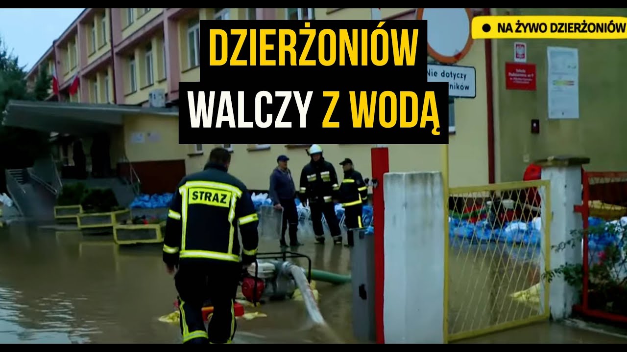 Dzierżoniów walczy z wielką wodą. 