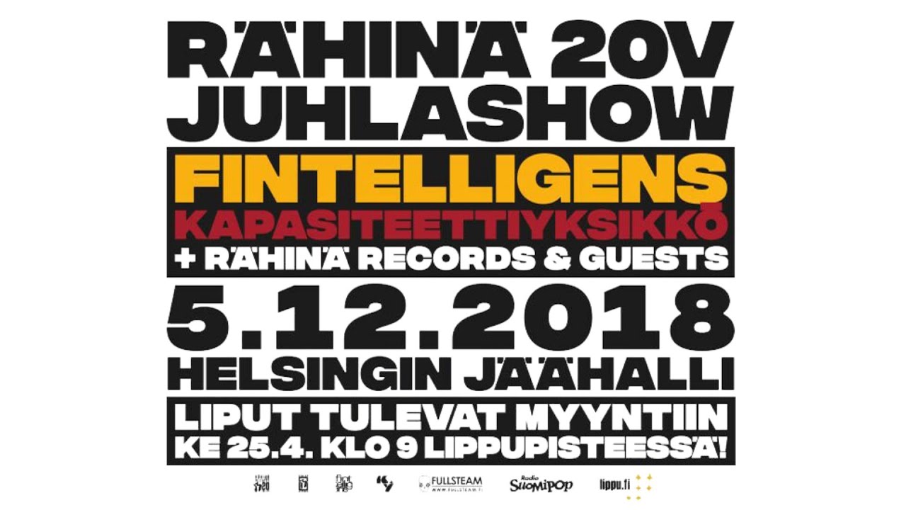 Rähinä 20v Juhlashow 2018