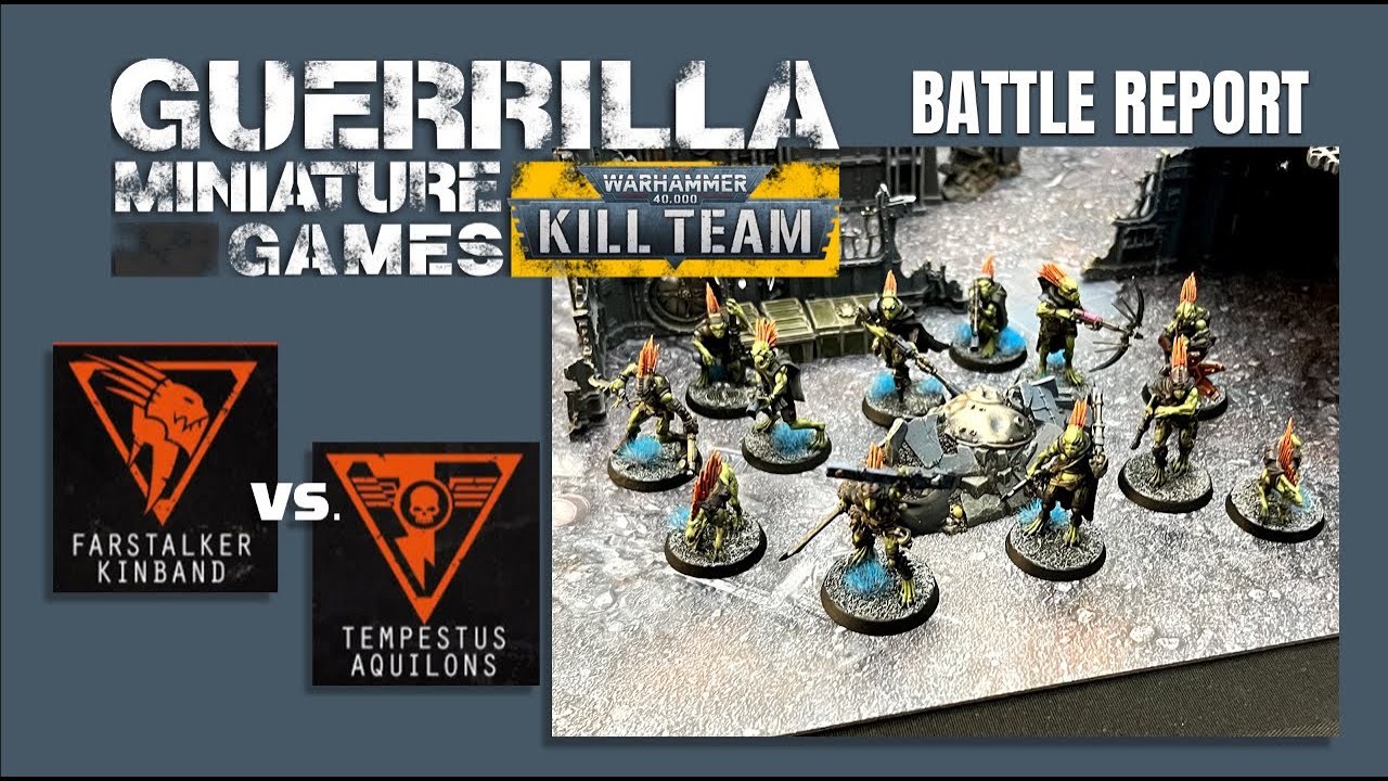 KILL TEAM (2024) - Kroot Farstalkers vs. Tempestus Acquilons