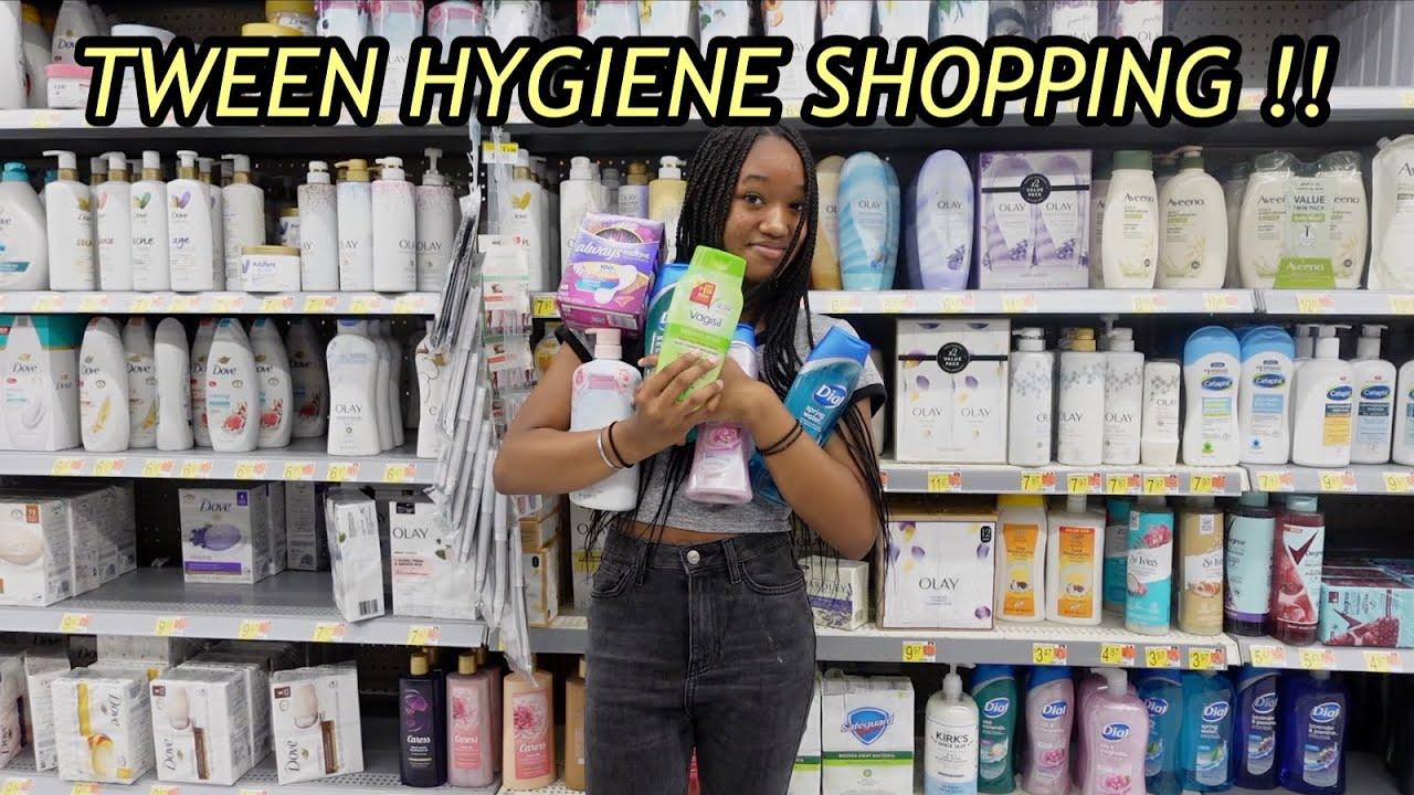 HYGIENE SHOPPING WITH TWEEN DAUGHTER🙈