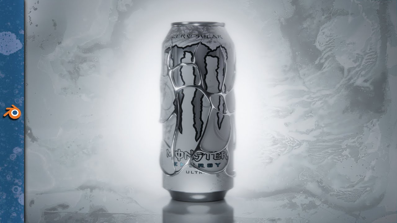 Blender Chrometype Monster Energy Can || Speedart