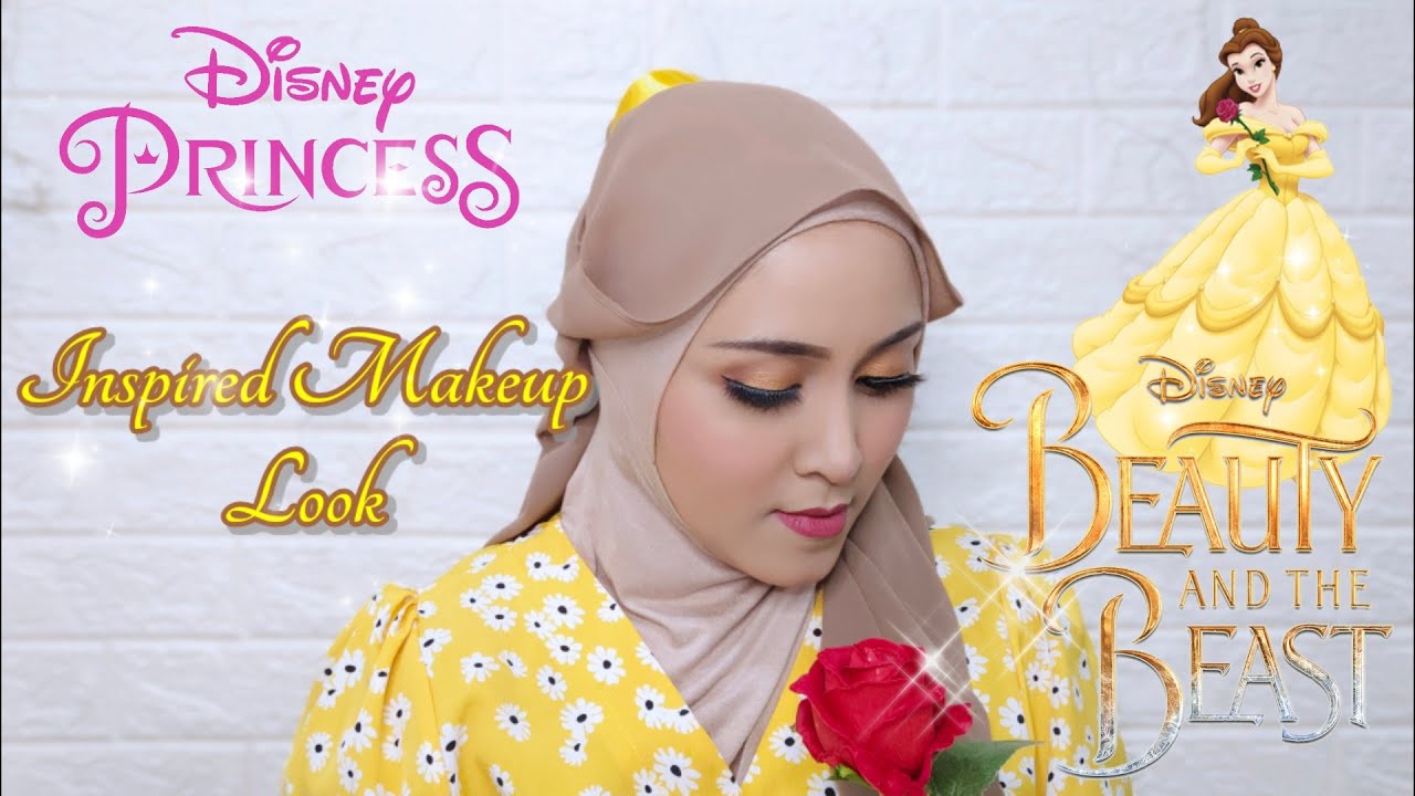 Disney Princess Inspired Makeup Look | Beauty And The Beast | Belle Makeup Look