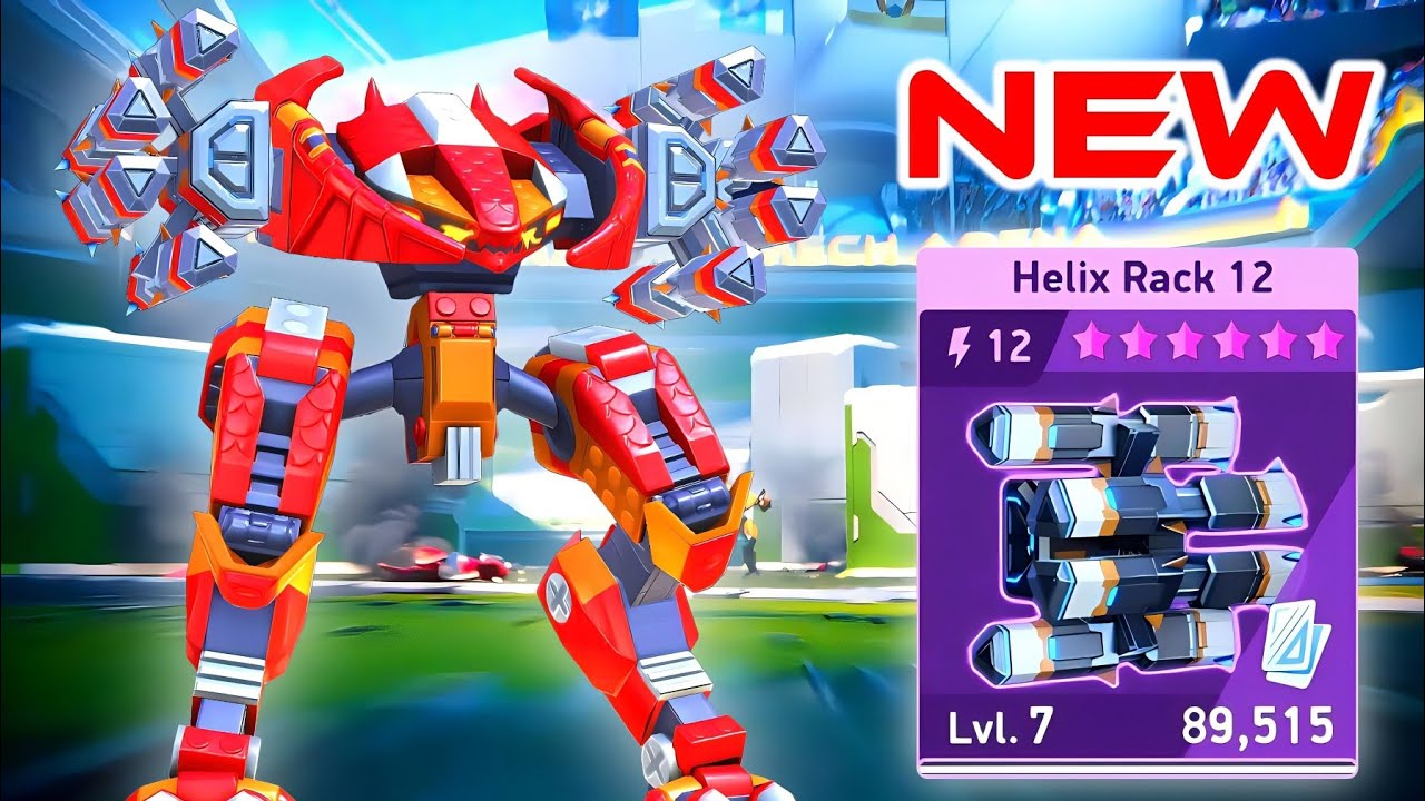 New Weapon - Helix Rack 12 with Stalker - Mech Arena