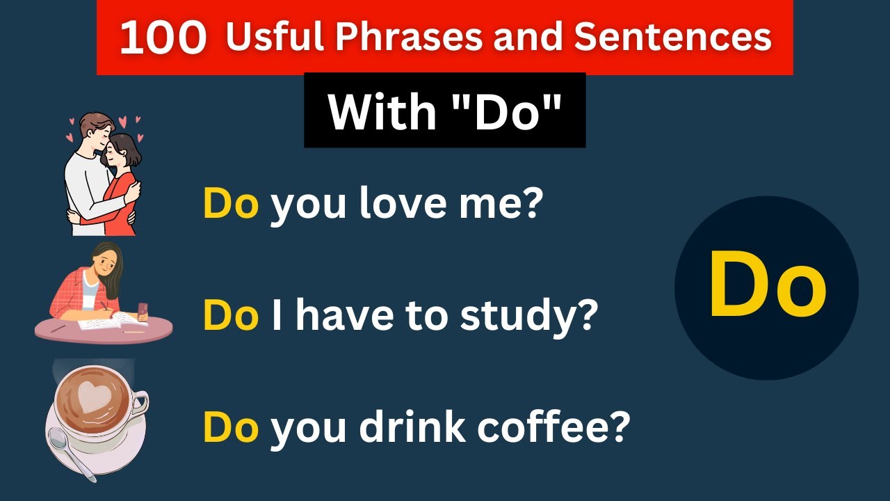 👉 Do... | 100 предложений на английском языке с Do | Полезные фразы на каждый день | Улучшите сво...
