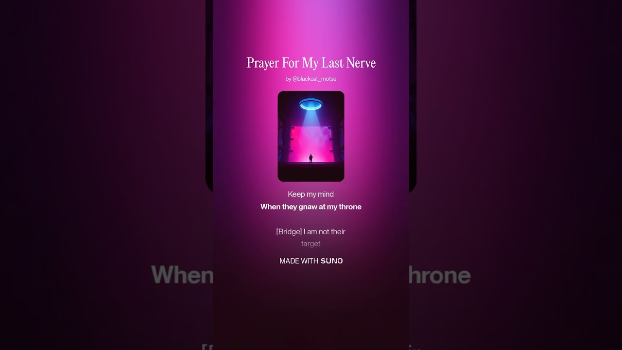 Prayer For My Last Nerve Long