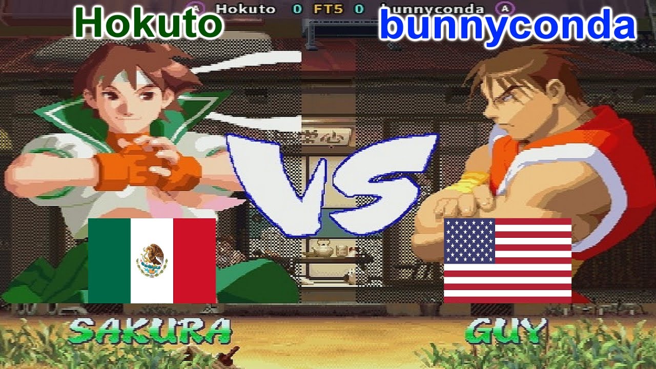 Street Fighter Alpha 2 - Hokuto vs bunnyconda FT5