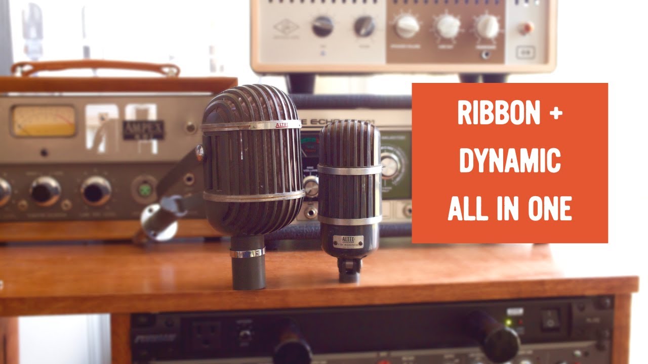 Ribbon + Dynamic Elements Combined In One Microphone