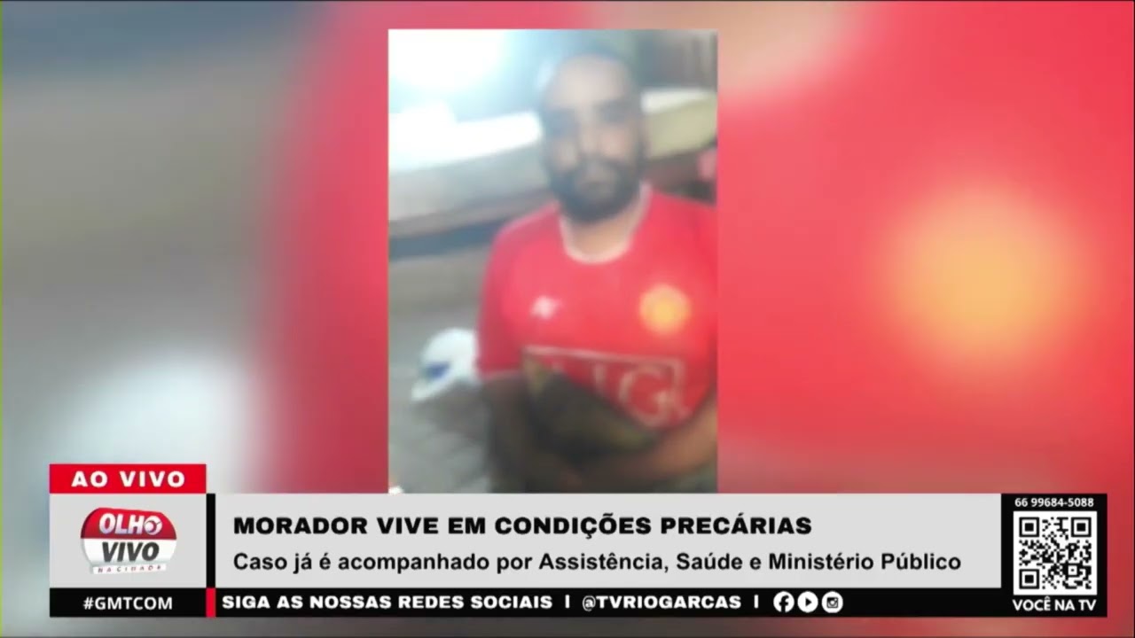 MORADOR VIVE EM CONDIÇÕES PRECÁRIAS | Caso já é acompanhado por Assistência, Saúde e MPMT
