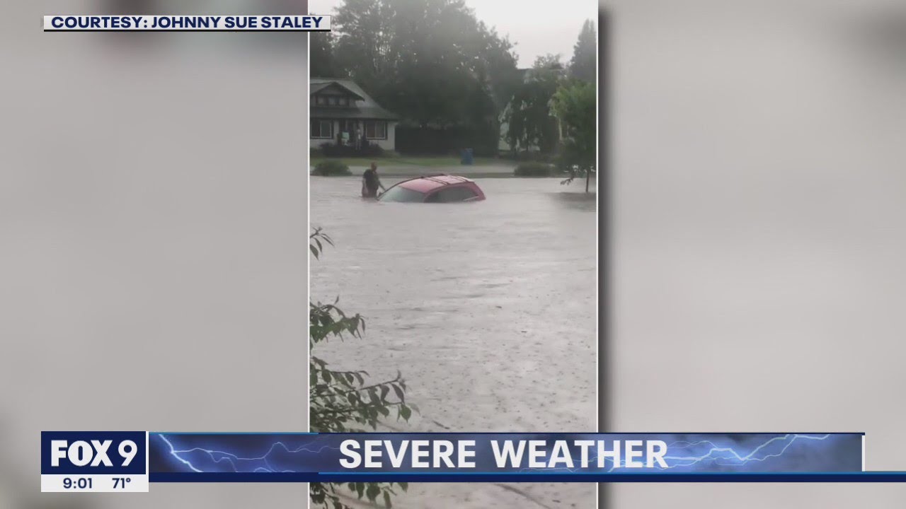 Stalling storms drop inches of rain on parts of Twin Cities metro