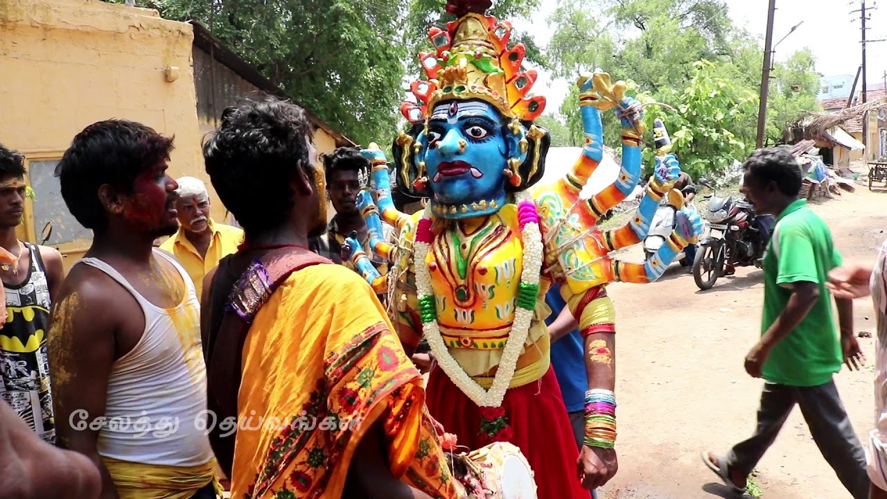 பம்பை பாடலுக்கு காளி ஆட்டம் | Kaliyamman Attam